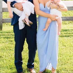 shona joy core u bustier draped dress